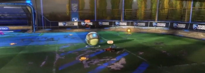 Rocket League screen
