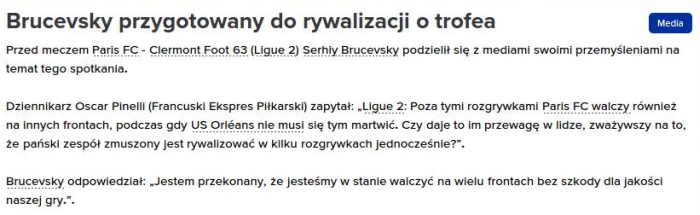 Brucevsky przygotowany